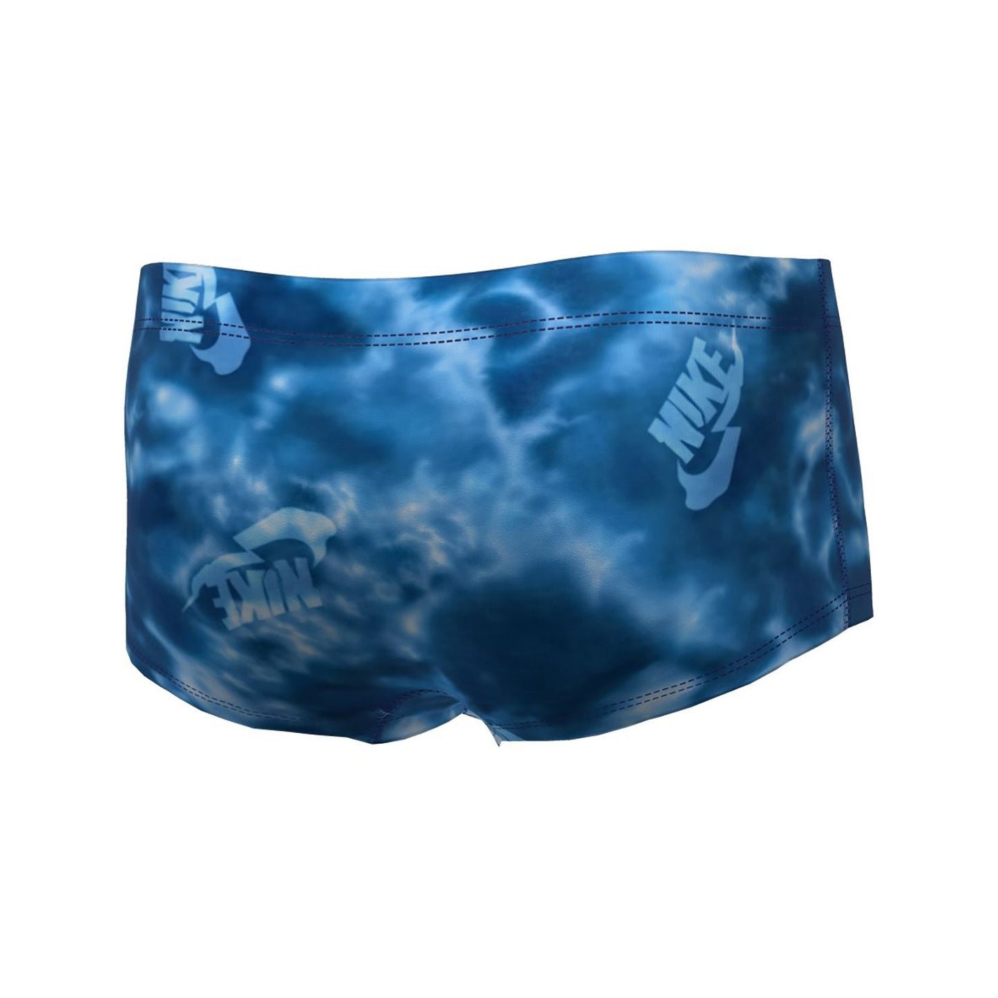 Nike Swim Men's Hydrastrong Multi Print Blue Square Leg Brief