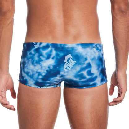 Nike Swim Men's Hydrastrong Multi Print Blue Square Leg Brief