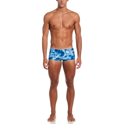 Nike Swim Men's Hydrastrong Multi Print Blue Square Leg Brief