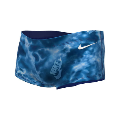 Nike Swim Men's Hydrastrong Multi Print Blue Square Leg Brief